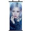 TuYines Blackpink - Poster con immagine a rotelle, colore nero, rosa e nero, 70 x 30 cm