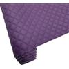 YYOUMING Tessuto in morbida pelle sintetica, 41 x 135 cm, trapuntato, per borse in pelle, interni auto, divani, fai da te (viola)