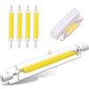 Homesally Lampadina R7S 78mm LED Dimmerabile 10W, Lampadina Lineare 10W R7S Equivalente a Lampada Alogena 100W, Bianco Caldo 3000K, 1000LM, 360 Gradi Proiettore, Lampada Parete,Cool white,118mm 20W 4Pcs