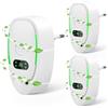Eirolace Purificatore D'aria, Plug in Air Purifier, 3PCS Purificatore Aria Odori Animali, Inseribile Agli Ioni Negativi, Purificatore D'aria per Ufficio, Camera, Bagno, Rimozione Fumo, Odori Di Animali E Odori