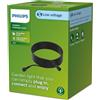 Philips LED GardenLink Cavo a Bassa Tensione per Esterni da 10m, 24V, IP67, Nero