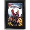 HWC Trading A3 FR Spider-Man: No Way Home Movie Poster di Tom Holland Firmato Regalo incorniciato A3 Spiderman Spider Man Stampato Autograph Regali Stampa Foto Display