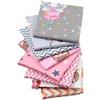 Generic CraftsFabrics - 8 scampoli di tessuto per bambini, 100% cotone, 40 x 50 cm di larghezza, per trapunte, scrapbooking, patchwork, progetti artistici e artigianali, 8 pezzi, colore: rosa