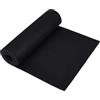 BENECREAT Rotolo di feltro nero, 3 m x 40 cm, spessore 2 mm, rotolo di feltro non tessuto per fai da te, patchwork e cucito