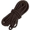 QUARKZMAN Corda in Pelle 5,47 Iarde 4mm Dia Stringa Marrone Scuro | Filo Intrecciato PU, per Realizzazione Braccialetti Artigianali Fai Da Te Borsette Lacci Scarpe