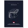YONGKUIQMK Circuito di Formula 1 Imola Monaco, dipinto su tela, F1 Art, poster e stampe nordiche, quadri da parete, decorazioni for la casa(9460-06,20x30cm No Frame)