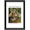 LABORATORIO 102 Quadro Edgar Degas La Scuola di Danza (20x30 cm) Arte Contemporanea - Stampa Fotografica da Parete con Cornice inclusa - Poster Moderno Pronto da Appendere