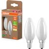 OSRAM Lampada LED LED Superstar Classic B 40 nella classica forma mini | , LED Lamps, 35.00 Millimetres dia, , confezione da 2