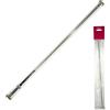 Generico Asta Tenda a Pressione Estensibile - Bastone per Tende Finestra e Porte Senza Forare, Regolabile con Molla e Vite, con Gommini Antiscivolo (55-90 cm)