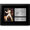 HWC Trading Elvis Presley A4 Incorniciato Firmato Regalo Visualizzazione Delle Foto Print Immagine Autografo Stampato Per Gli Appassionati Di Musica