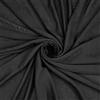 BENECREAT Tessuto A Rete Elasticizzato Bidirezionale Da 5 m, Maglia Leggera In Poliestere Spandex Power Mesh Da 165cm di Larghezza per Cucire Indumenti, Abiti Da Sposa, Artigianato (Nero)