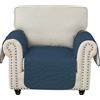 Ystyle Copridivano 1 Posto con Braccioli per Animali, Blu Berlino | Universale Copri Divano Senza Schienale, Natalizio Copridivani Antigraffio per Animali Domestici, Sofa Cover Antimacchia