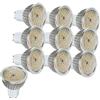 NUOXIN Confezione da 10 GU10 Faretti LED 6 W GU10 Lampadine, Bianca Calda 3000K, Equivalenti GU10 60W Alogena Lampadina,GU10 6W LED AC 220-240V 600LM,Non Dimmerabile Lampada gu10