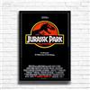 Generic Jurassic Park (1993) Stampa vintage nostalgico, poster incorniciato A4 e A3, decorazione artistica per casa, pub, caffetteria, bar