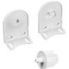 Rollerhouse Kit di riparazione per tende a rullo Rollerhouse 38/40mm, staffe per tende da sole, accessori per tende a rullo per tende elettriche con tubo da 1 1/2, 1 paio, bianco