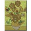 LABORATORIO 102 Quadro su Tela Van Gogh Girasoli (40x30 cm) 1889 Espressionismo - Stampa Artistica da Parete con Telaio Classic 2 cm Legno Abete - Quadro Moderno Pronto da Appendere