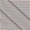 Mondo Tessuti - Tessuto Cotone a Quadretti in Diverse Misure PURO COTONE 100% TESSITO NON STAMPATO ALTEZZA 150CM - Al metro (Quadro Medio, Beige-Celeste)