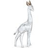 Swarovski African Sunset 5557858 - Statuetta di giraffa Nohea, in cristalli di colore trasparente, dimensioni: 2,5 x 4,9 x 10,6 cm