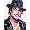 KUSTOM ART Poster Decorativo da Parete Serie Cantanti Celebri Ritratto Stile Pop Art Stampa Artistica su Carta Patinata 40x30cm Senza Cornice