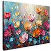 MuchoWow© Quadro Moderno Soggiorno Decorazioni Da Parete Quadri Su Tela Da | 80x60 cm - Salotto Grandi Foto Con Cornice Stampe Su Tela Camera Da LettoPapaveri - Fiori - Arte - Botanica