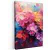 MuchoWow© Quadri Moderni Soggiorno Poster Da Parete Decorazioni Muro | 60x90 cm - Salotto Quadro Grande Foto Con Cornice Stampe Su Tela Camera Da LettoFiori - Rosa - Acquerello - Arte - Astratti
