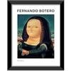 LABORATORIO 102 Quadro La Gioconda Monna Lisa 1978 Fernando Botero (30x40 cm) Arte Contemporanea - Stampa Fotografica da Parete con Cornice inclusa - Poster Moderno Pronto da Appendere