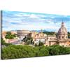 GP TONER Quadro su tela Architettura Roma Italia 120X70