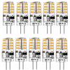ANTYX Mini G4 LED Lampada LED Lampadina 3W AC 230 V LED G4 Light 360 Fascio Angolo Angolo Leggero Leggero Sostituire lampade alogena G4 Lampade 10pcs (Colore : Bianco Caldo)