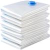Generic Confezione da 6 sacchetti sottovuoto salvaspazio per vestiti, coperte, trapunte, cuscini, vestiti, bagagli da viaggio, 40 x 60 cm, trasparenti