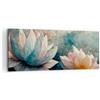 ARTTOR Quadri Moderni su Tela 120x50 cm Stampe da Parete Botanica Fiori - 5976 | Pezzo Deco Quadro Decorativo Grande 1 pezzo Soggiorno Camera da Letto Arte da Parete Decorazione da Parete ARTTOR