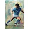 XCSMWJA Stampe su tela Diego Maradona Poster Home Decor Picture Quadri interni Modern Wall Art 50x75cm Senza cornice