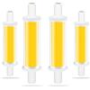 Homesally Lampadina LED R7S 118mm 30W Bianco Caldo 3000LM, R7S LED COB equivalente J118 300W Lampadina Alogena, Non Dimmerabile, Angolo del Fascio 360°, Senza Sfarfallio,Natural White 4pcs,78mm 15w