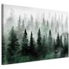 murando Quadro Foresta 120x80 cm 1 pezzo Stampa su tela XXL Immagini moderni Murale Fotografia Grafica Decorazione da parete Natura Paesaggio Alberi verde come dipinto c-C-0460-b-a