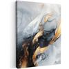 MuchoWow© Stampa Foto Quadro Moderno Quadri Moderni Soggiorno Con Cornice | 60x80 cm - Stampe Da Parete Camera Da Letto Matrimoniale Decorazione CanvasArte - Oro - Lusso - Astratto - Moderno