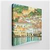 Giallobus - Quadro - Gustav Klimt - Art Klimt - Tela Standard - 100x100-13 - Malcesine sul Garda - Pronto da appendere - Quadri moderni per la casa