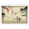 ARTTOR Poster da Parete 100x70 cm Senza Cornice Paesaggi Persone - 5020 - P2X | Fiore Ciliegie Giappone Stampa da Parete Poster Decorativo Decorazione da Parete Arte Poster Moderno Poster Decorativo ARTTOR