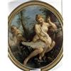 WYKUJMYTO Famoso Quadri Moderni Artistico Poster il cigno Leda e il dio Zeus di Charles Natoire Per la Decorazione Domestica 60x90cm