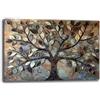 Printerland Quadro Moderno soggiorno ALBERO della VITA Astratto Quadri moderni da Parete grande Stampa su tela Canvas Decorazione Murale muro Arredo Camera letto Salone (12, 70x120 cm, Canvas intelaiato)