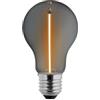 Suprema, Lampadina LED Decorativa Forma Goccia, Vintage, Attacco E27, 220-240V, Luce Calda 1800K, Non Dimmerabile (Effetto filo di luce Fumé)