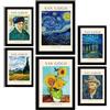 Nacnic Van Gogh Poster Sheet. Galleria del pittore. Dipinti decorativi per il tuo soggiorno, camera da letto, casa. Stampe d'arte da parete. Dimensioni A4 e A3