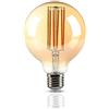 V-TAC Lampadina LED E27 7W G95 Filamento Ambrato 2200K