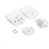 Rollerhouse Kit di riparazione per tende a rullo Rollerhouse da 32 mm, staffe per tende da sole, accessori per tende a rullo per tende elettriche con tubo da 1 1/4, 1 paio, bianco