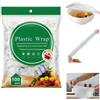 Generico 100/200 pz monouso stretch Food Covers per ciotole e piatti, B200pcs | Coperture per alimenti usa e getta in plastica elastica, per la conservazione della cucina e l'uso in famiglia da