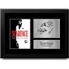 HWC Trading Scarface A4 Incorniciato Firmato Regalo Visualizzazione Delle Foto Print Immagine Autografo Stampato Per Al Pacino Steven Bauer Michelle Pfeiffer Gli Appassionati Di Cinema