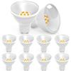 Auting GU10 LED 5W 3000K 800LM 10 Pezzi Bianco Caldo | Sostituisce faretti alogeni 70W con fascio luminoso 120° e funzionamento non dimmerabile