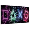 murando - Quadro Moderno per Camera da Letto, Giocatori, 120x40 cm | Chiodi Inclusi, 1 Pezzo, Murale Arte, Stampe da Parete, Resistenti Allo Sbiadimento, Produzione Europea