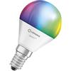 LEDVANCE Lampada LED intelligente con tecnologia WiFi, attacco E14, dimmerabile, colore della luce modificabile(2700-6500K),colori RGB modificabili,sostituzione per 40W,SMART+ MiniBulb,confezione da 1