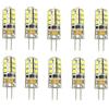 hntoolight 10PCS G4 7 W High End silicone LED Crystal Mini lampada AC/DC12 V lampadario sostituire lampadina alogena (bianco freddo AC/DC12 V 7 W), Cool White 6000k 7w, G4 7.00W