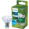 PHILIPS Classic ultra-efficient LED bulb with energy efficiency class A, GU10 bulb, replaces 50W, cool white light, dimmable