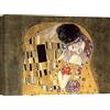 ART PRINT CAFE' Stampa su tela: Klimt, Il Bacio, 70x50 | Stampe quadri famosi, stampe da parete